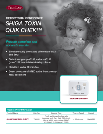 TECHLAB Shiga Toxin Quik Chek