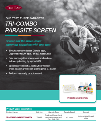 TECHLAB Tricombo parasite screen